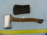 Walter's Axe Co, axe w/leather sheath, Hull-Canada