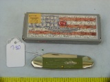 Case XX USA olive green canoe knife, 62131, w/box