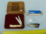2 Schrade USA folding knives, 2x$