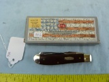 Case XX USA 4207 mini trapper w/box, brown