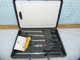 North American Fishing Club filet knife/fish cleaning set