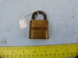 Winchester USA brass padlock, no key, 2-7/8