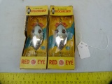 2 Fishing lures: Hofschneider Red Eyes w/boxes, 2x$