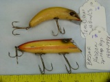 2 Fishing lures: Heddon & South Bend, 2x$
