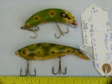 2 Fishing lures: South Bend & Heddon, 2x$