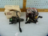 2 Spinning reels with boxes, Shimano & Ab-Garcia, 2x$