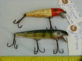 2 Pflueger Pal-O-Mine fishing lures, 2x$