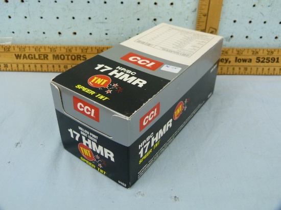 Ammo: brick/500 CCI HP/BC 17 HMR, 0053