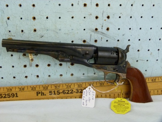 Colt Cap & Ball 1861 Navy Blk Pwdr Revolver, .36 cal, SN: 43027