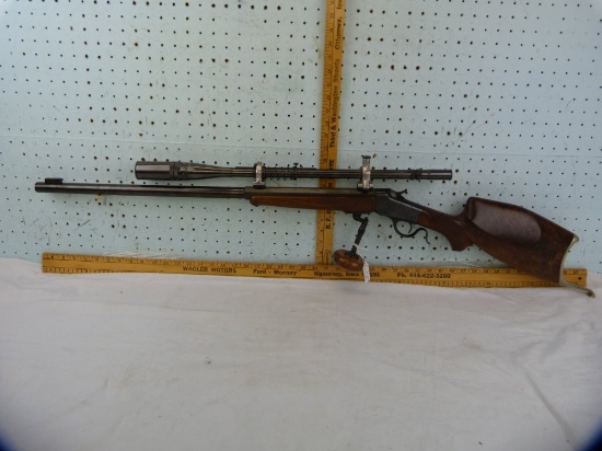 Winchester low wall Target Rifle, .32-40, SN: 96652