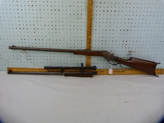 Stevens 45 Range Rifle, 2-barrel set, SN: 10739