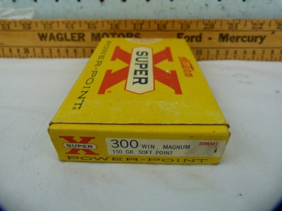 Ammo: box/20 Western Super X 300 Win Mag, 150 gr