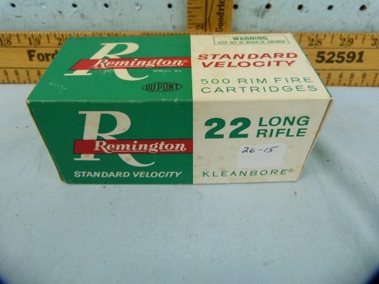 Ammo: Brick/500 Remington .22 LR Kleanbore 6122