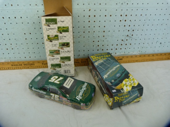 Ammo: 2 boxes Remington Race Car tin "Bullet" ltd ed, w/7 box variety/tin, .22 cal., 2x$