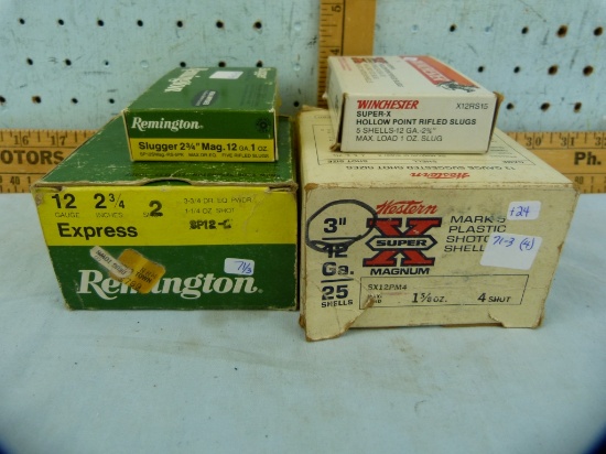 Ammo: 59 rounds, 12 ga shells