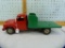 Buddy-L metal toy flatbed truck, 14-3/4