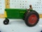 Oliver 77 metal toy tractor w/driver, unknown maker