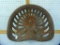 Cast iron tractor seat stamped D89, rusty