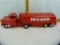 Buddy-L USA metal Texaco toy truck w/tanker (one piece)