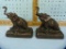 Pair of Ronson elephant bookends, 6-1/4