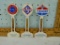 3 Plastic advertising thermometers, 7