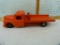Structo Toys metal truck with flatbed trailer & winch