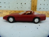 Plastic dealer promo car: 1984 red Corvette, 7