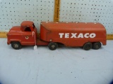 Buddy-L USA metal toy Texaco truck w/tanker (one piece)