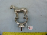 Horse hood ornament, 4-1/2