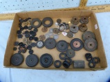 Toy wheels, axles, and misc. parts