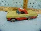 Tin Ford Ranchero toy car, 7-1/2