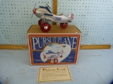 Xonex toy pedal airplane, US Army Pursuit, Ltd. Ed. #04244/10,000