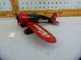 Pabst Brewing/Hamm's toy metal airplane, with Hamm's Bear