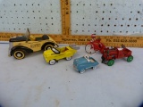 5 Metal toy pedal cars/tricycle, 2-3/4