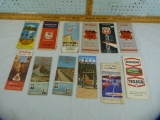 12 Road maps, some are advertising - petroleum