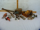 (10) mostly metal toys & parts, not all complete, rough