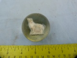 Sulphide marble with sheep, 2-1/8