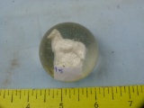 Sulphide marble with horse, 1-3/4