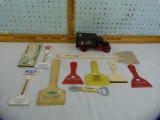 10 Advertising items, most are Sigourney, IA & surrounding