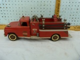 Tonka Toys metal toy fire truck with fire hydrant, 17