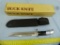 Buck USA 120 hunting knife w/leather sheath, NIB