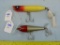 2 Fishing lures: Trenton Tail Spin, & Creek Chub Striker, 2x$