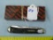 Winchester USA 19005 one spey blade trapper knife
