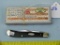 Case XX USA 21048 slim line trapper knife, black, with box