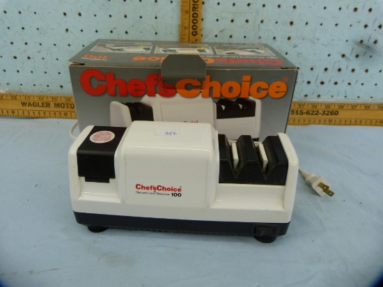 Chef's Choice 100 Diamond Hone knife sharpener w/box