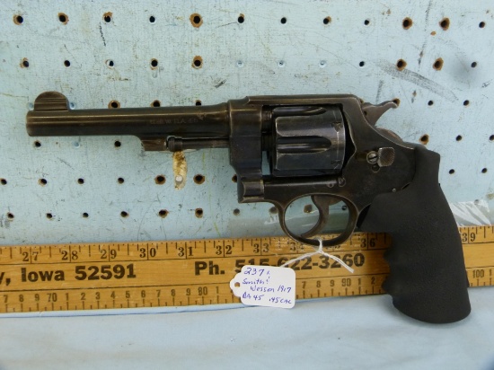 Smith & Wesson DA 45 1917 Revolver, .45 Auto or .45 Auto Rim, SN: 22795