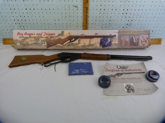 Daisy Roy Rogers and Trigger Collector Ltd Ed BB Gun, with box