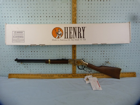 Henry Golden Boy "Military Service" LA Rifle, .22 S-L- LR, SN: MS03967