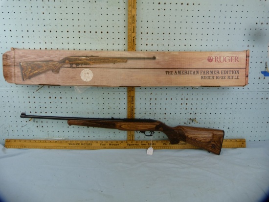 Ruger 10/22 "American Farmer" SA Rifle, .22 LR, SN: AFT-00195