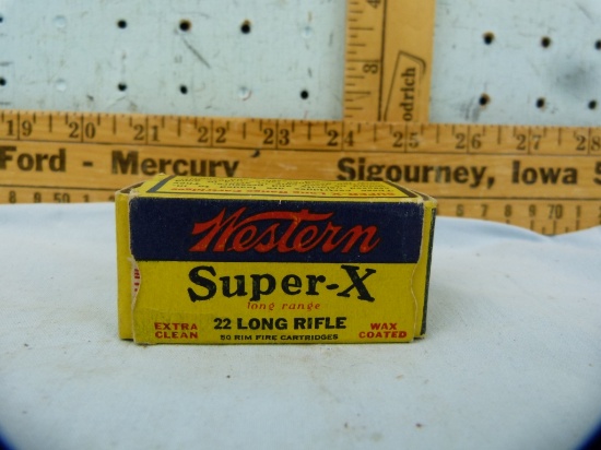 Ammo: box/50 Western Super X .22 LR